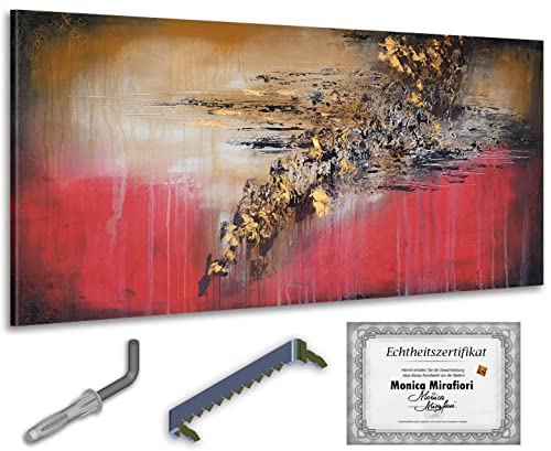 Monica Mirafiori I 100% HANDGEMALT I Gemälde Nordwind 120x60cm | Gemälde Handgemalt | Acrylgemälde | Sehr Großes Acrylbild I Moderne Kunst I Kunstbilder