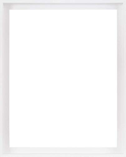 BIRAPA Madeira Schattenfugenrahmen für Leinwand 100x140 cm in Weiß, Holzrahmen, Rahmen für Leinwände, Leerrahmen für Leinwand, Schattenfugenrahmen für Keilrahmen