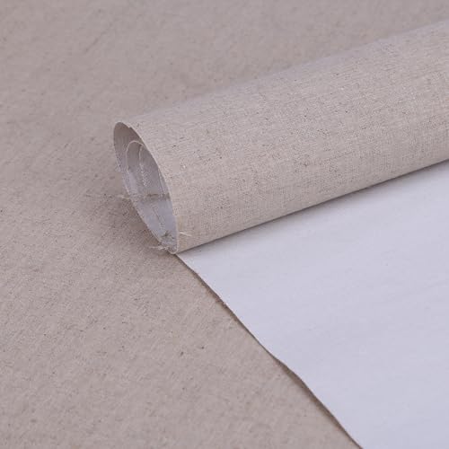 Leinwand auf Rolle grundiert 3M Leinen -400 g/m² Leinen Maltuch Breite 108 cm Länge