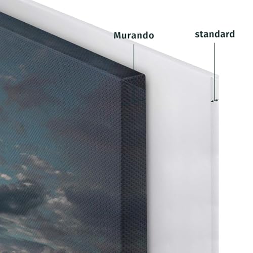 murando Wandbilder XXL 120x80 cm - Vlies Leinwandbild 1 tlg Leinwand Bilder Wand Deko Bilder Wohnzimmer Bild Schlafzimmer Leinwandbilder Wandbild Groß Design - Meer Landschaft Strand c-C-10019-b-a