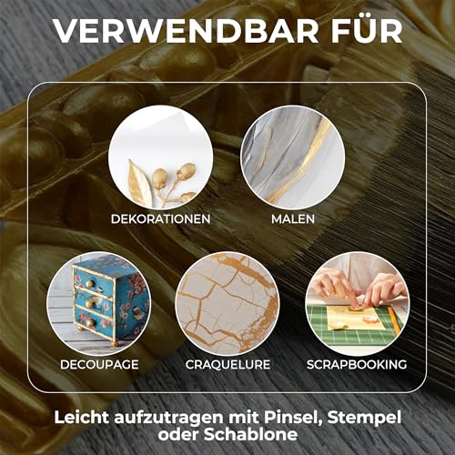 7 Artists Acrylfarben Bronze 50 ml | Acrylfarben Metallic | Metallic Acrylfarben | Farbe Bronze Metallic | Acrylfarben Bronze | Bronze Farbe Metall | Bronze Metallic | Acryl Bronze Metallic