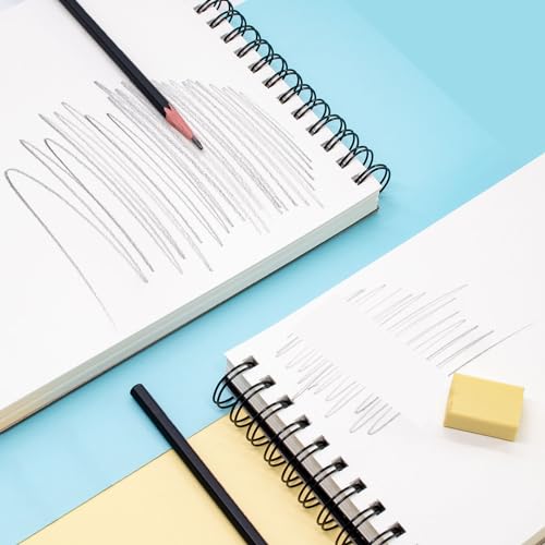 STATIONERY ISLAND Skizzenbuch A5, 180 g/m², 100 Seiten, spiralgebunden, schwarz