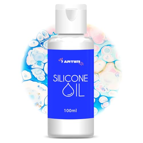7 Artists Silikonöl für Acrylfarben & Pouring Medium - 100 ml - Silikonöl Pouring für perfekte Zellenbildung - Silikon Öl Acryl Pouring Zubehör 7 Artists Silikonöl für Acrylfarben & Pouring Medium - 100 ml - Silikonöl Pouring für perfekte Zellenbildung - Silikon Öl Acryl Pouring Zubehör