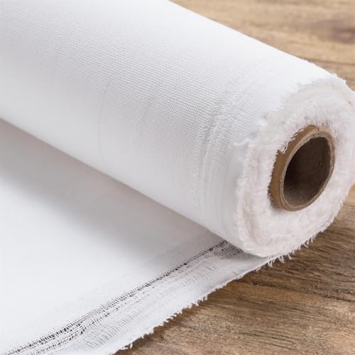 LEINWAND AUF Rolle BK Premium 100% Baumwolle 280g/m² 1,6x10m malfertig grundiert mit Gesso