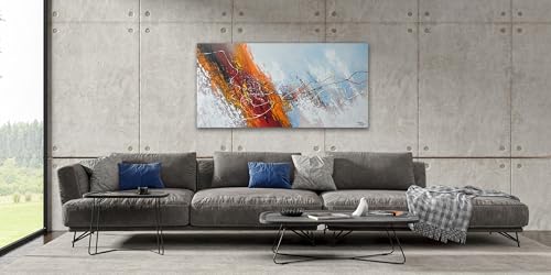 Monica Mirafiori I 100% HANDGEMALT I Gemälde Abstract 100x50cm | Leinwand Acrylbild I Moderne Kunst I Kunstbilder