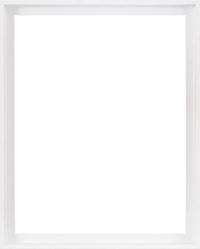 Homedeco-24 Lyon Schattenfugenrahmen 40x60 cm in Weiß ohne Verglasung ideal für Canvas Leinwand Bilder Farbwahl