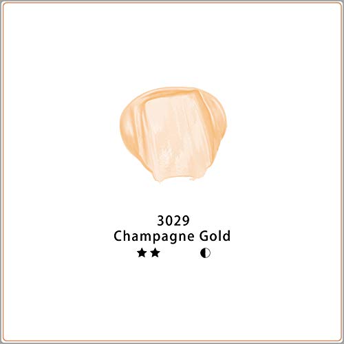 Artecho Acrylfarbe Champagner-Gold 500 ml, wasserfest, lichtecht, schnell trocknend