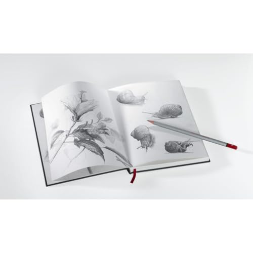 Hahnemühle Nostalgie Skizzenbuch, 190 g/m², naturweiß, A5 Portraitformat, 80 Seiten