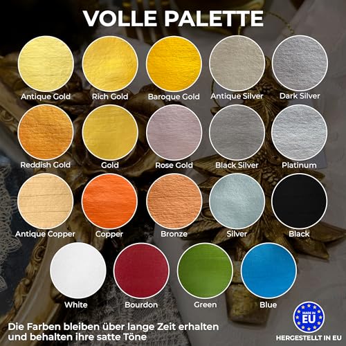 7 Artists Acrylfarben Bronze 50 ml | Acrylfarben Metallic | Metallic Acrylfarben | Farbe Bronze Metallic | Acrylfarben Bronze | Bronze Farbe Metall | Bronze Metallic | Acryl Bronze Metallic