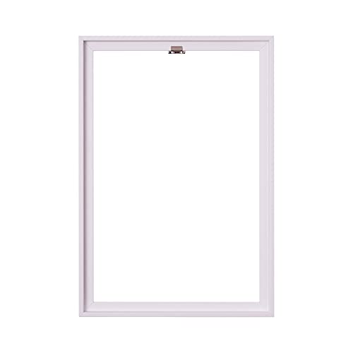Rahmendesign24 Schattenfugenrahmen Oslo für Keilrahmenbilder und Leinwände 60x80 Weiß (matt) Schattenfuge
